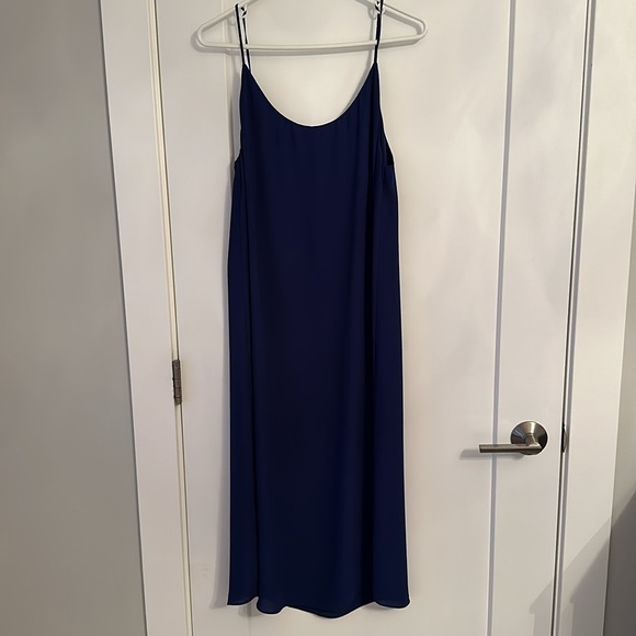 Navy Babaton Lingerie Dress - Picture 6 of 6